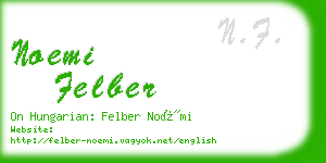 noemi felber business card